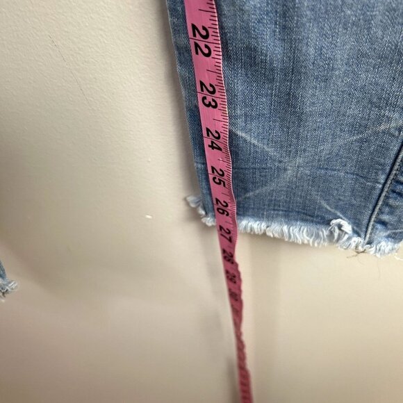 Aeropostale high wasit ankle light wash destressed jeggings raw hem 6‎ reg - Picture 10 of 12